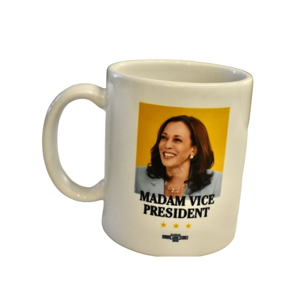 HF Coors Ceramic Kamala Harris Vice President Coffe Cup